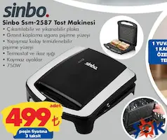 SİNBO SSM-2587 TOST MAKİNESİ